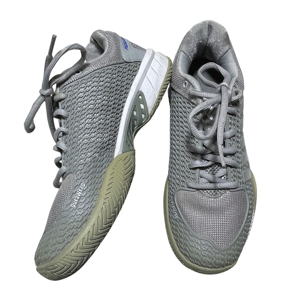 K Swiss Express LIghtPickle Ball Tennis Shoe 7 Dura‎ Wrap Athletic Gray Lace Up